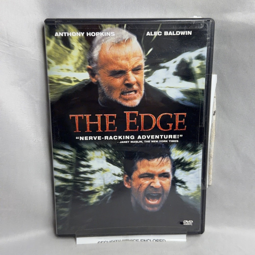 The Edge DVD 1997 Anthony Hopkins Alec Baldwin Survival Adventure Thriller Movie